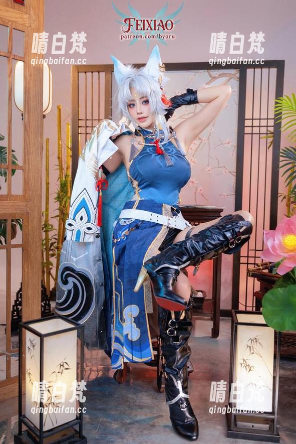 和服写真里的Byoru，每一张都想变成我的新壁纸！