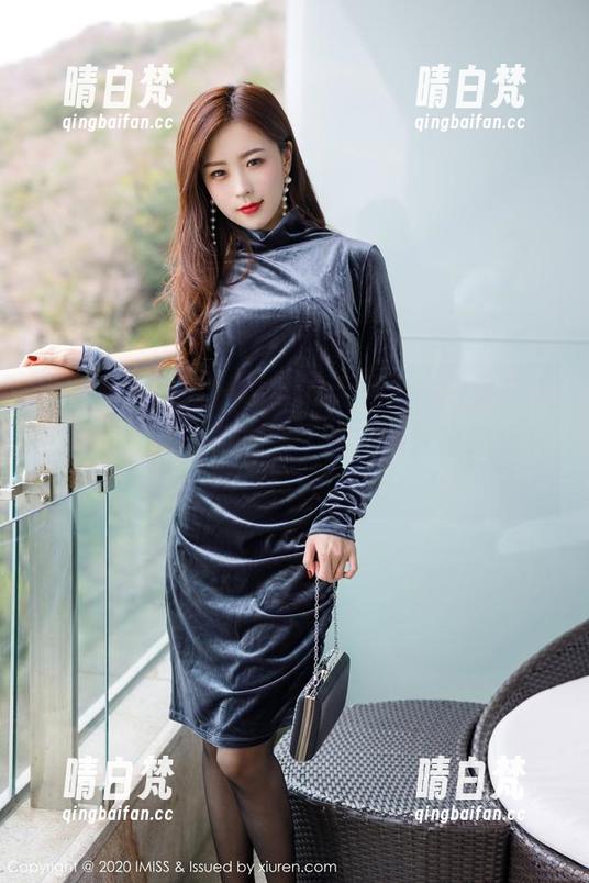 IMiss爱蜜社-温心怡 IMiss爱蜜社 - 说好的无圣光,结果却被温心怡的连衣裙掏空了心!图片里的细节让人跃跃欲试。