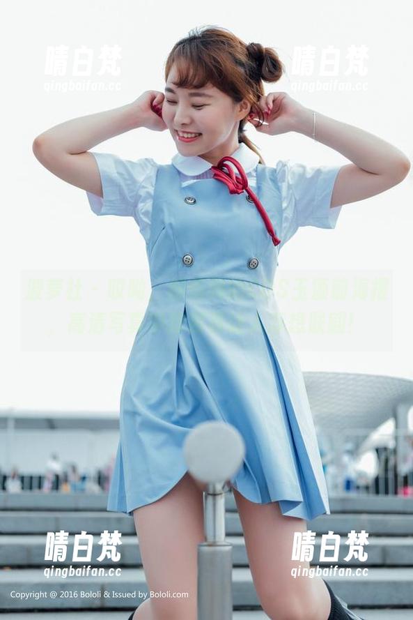 波萝社 - 哎呦，柳侑绮的COS玉藻前海报，高清写真中泳装真让人浮想联翩！